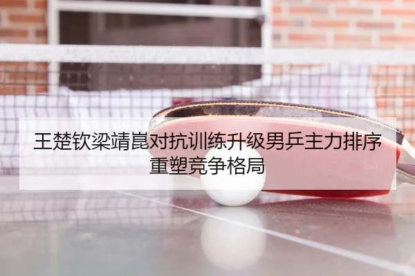 王楚钦梁靖崑对抗训练升级男乒主力排序重塑竞争格局